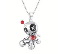 Sopodbacker Necklace Pendant Chain Men Women Jewellery Cursed Doll Necklace Punk Pendant Men And Women Party Geometric Wedding Punk Gift 项链1