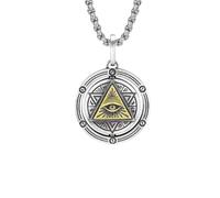 Sopodbacker Necklace Pendant Chain Men Women Jewellery God Necklace Retro Punk High Street Pendant Jewelry Men And Women Party Geometric Wedding
