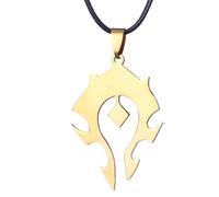 Sopodbacker Necklace Pendant Chain Men Women Jewellery Jewelry Pendant World Alliance Logo Necklace Men Gifts Punk Party Gold