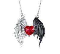 Sopodbacker Necklace Pendant Chain Men Women Jewellery Love Angel Devil Necklace Pendant Jewelry Men And Women Party Geometric Wedding Punk Gift