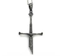 Sopodbacker Necklace Pendant Chain Men Women Jewellery Necklace Broken Model Pendant Pendant Jewelry Men And Women Party Geometric Wedding Punk Gift 短剑项链