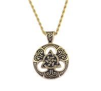 Sopodbacker Necklace Pendant Chain Men Women Jewellery Nordic Vikings Retro Punk Jewelry Pendant Necklace Men And Women Geometric