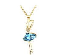 Sopodbacker Necklace Pendant Chain Men Women Jewellery Pendant Necklace Ballerina Necklace Jewelry Men And Women Party Wedding Boho Gift 金海蓝