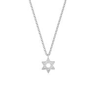 Sopodbacker Necklace Pendant Chain Men Women Jewellery Pentagram Necklaces Pendants Chain Star Wedding Party Boho Women Jewelry Silvercolor