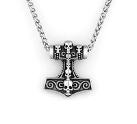 Sopodbacker Necklace Pendant Chain Men Women Jewellery Retro Skull Pendant Men And Women Punk Geometric Necklace Jewelry 单吊坠