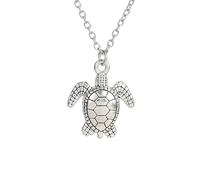 Sopodbacker Necklace Pendant Chain Men Women Jewellery Sea Turtle Tortoise Necklaces Pendants Women Girl Men Jewelry Gifts Punk Party