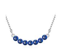 Sopodbacker Necklace Pendant Chain Men Women Jewellery Smiley Face Necklace Accessories Jewelry Men And Women Retro Party Boho Wedding Gift 宝蓝