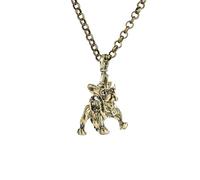 Sopodbacker Necklace Pendant Chain Men Women Jewellery Vintage French Bulldog Necklaces Punk Lovely Puppy Bull Dog Jewelry Gifts Men Women Antiquebronze