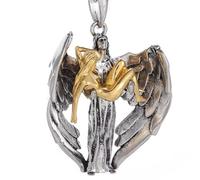 Sopodbacker Necklace Pendant Chain Men Women Jewellery Vintage Jesus Wings Necklace Angel Men And Women Party Geometric Wedding Punk 光吊坠