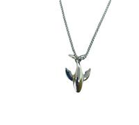 Sopodbacker Necklace Pendant Chain Men Women Jewellery Whale Pendant Necklace Men And Women Matching Chain Hip Hop Party Geometric Wedding Punk Gift 链长70Cm