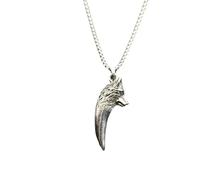 Sopodbacker Necklace Pendant Chain Men Women Jewellery Wolf Head Pendant Hip Hop Necklace Men And Women Party Geometric Wedding Punk Gift 链长70Cm