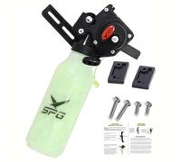 SOPOGER Bottle Style Bowfishing Reel for Recurve & Compound Bow, Zero-Drag One-Handed Operation Fishing Reel Kits with 40M 100 Lbs Dacron Line Complete Set with Mounting Screws