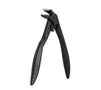 Sopolise Ergonomic Long Handle Nail Clippers for Seniors, Professional Stainless Steel Olecranon Toenail Clippers for Thick Nails, Heavy Duty Trimmer with Catcher (Large, Black)