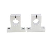 Soporte de eje de riel lineal SK16 Soporte de eje óptico vertical Soporte de aleación de aluminio duradero para máquinas CNC y equipos de medición 3D Paquete de 2 piezas