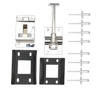 Soporte para puerta de remolque, estilo T, acero inoxidable 316, resistente, para remolques de viaje, quinta rueda, campistas, juego de soporte para pestillo de puerta de