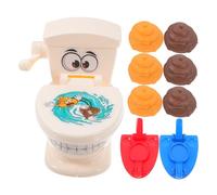 SOPOTUTU 1 Set Novelty Poop Shoot Game Set Funny Prank for Adults Interactive Party Prank Supplies for Birthdays Family Gatherings Holiday Fun Compact Portable Design