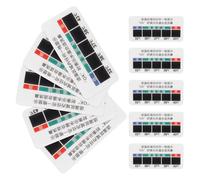 SOPOTUTU 10 Pieces Nasal Rinsing Bottle Temperature Strips Liquid Crystal Temperature Strip for Accurate Saline Solution Monitoring Safe and Convenient for Home Nasal Care