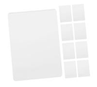 SOPOTUTU 100 Sheets Laminating Pouches Transparent PVC Film Photo Protection Thermal Lamination Sheets Practical for Teaching Aids Posters Signs