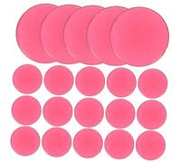 SOPOTUTU 100pcs Clear Bingo Chips Transparent Counting Coins for Math Learning and Game Night Activities Plastic Game Markers for Education and Fun