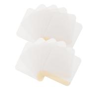 SOPOTUTU 100pcs Non-Woven Fabric Adhesive Plaster Fixed Patches 6x6cm Breathable Square Blank Patch Stickers for Daily Acupoint Use