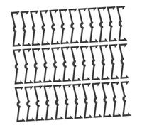 SOPOTUTU 100pcs Plastic Pegboard Hook Locks Peg Hooks Clip Fasteners for Tool Storage Garage Wall Organizer and Easy to Install Accessories