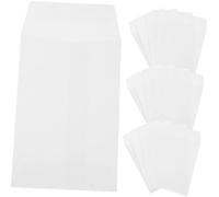 SOPOTUTU 100pcs Small White Paper Envelopes for Money Saving Challenge Seed Storage and Organizing Small Items Lightweight for Jewelry Keys and Valuables Protection