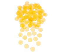 SOPOTUTU 100pcs Translucent Plastic Bingo Chips Counting Tokens for Board Games Poker Night Party Favors Educational Math Counters Reward Tokens