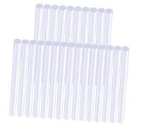 SOPOTUTU 100pcs Transparent Hot Melt Glue Sticks Bulk for DIY Crafts School Use Strong Adhesion Quick Melting Flexible Bonding for Plastic Paper Fabric and Household Repairs