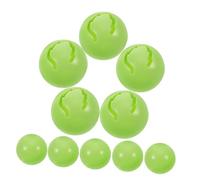 SOPOTUTU 10pcs Cat with Bells Rattle Inserts Fun Crochet Playthings for Indoor Cats Lightweight Safe Noise-making Toys for Chewing Playtime