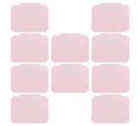 SOPOTUTU 10pcs Clip-on Basket Label Clips for Storage Bins and Kitchen Organisation, Plastic Removable Chalkboard Tags with Clip-on Design for DIY and Pantry Storage