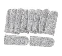 SOPOTUTU 10Pcs Cut Resistant Finger Sleeves Anti-Cut Finger Cots for Cooking Carving Gardening DIY Work Protection
