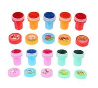 SOPOTUTU 10pcs Farm Animal Self Inking Stamps for Children, Fun and Educational PVC Toy Set, for Classroom Rewards, Party Favors, Carnivals and Scrapbooking