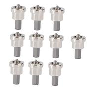 SOPOTUTU 10pcs Hex Steel Drywall Bits with Depth Stop for Plasterboard Screws Locating Tool Steel Screwdriver Bits Compatible with Cordless and Power Drills