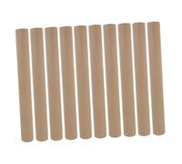 SOPOTUTU 10pcs Kraft Paper Mailing Tubes with Plastic Caps Cardboard Poster Storage Tubes for Shipping Blueprints Artwork Posters Multipurpose Document Protection and Transport