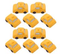 SOPOTUTU 10pcs Miniature Taxi Model Set, Yellow Resin Car Figurines for Dollhouse and Fairy Garden, Micro Landscape Accessories for Terrarium and Car Interior Decor in UK
