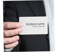 SOPOTUTU 10pcs Paintable Plastic PVC Membership Cards Double Sided Inkjet Printable Blank Tags for DIY Crafting Business Gift Labeling Organizing and Scrapbooking