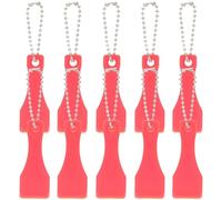 SOPOTUTU 10pcs Red Lottery Ticket Scratcher Tools, Sturdy Card Scraping Tool for Scratch-Off Tickets, Adult Lottery Scraper Suitable for Home and Travel Use