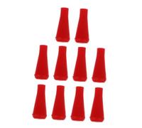 SOPOTUTU 10PCS Red Rubber Archery Practice Tips Soft Flexible Blunt Arrowheads for Target Shooting Training and Game Safety Replacement