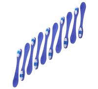 SOPOTUTU 10pcs Short Handle Toothbrushes for Secure Facilities Soft Bristles for Thorough Teeth Cleaning Portable Travel Toothbrush Preventing Self-harm in Prisons and Hospitals