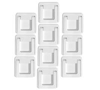 SOPOTUTU 10pcs Sliding Window Lock Limiters for Sliding Doors and Cabinet Doors White Abs Material with Stability Feature Prevents Excessive Opening and Windows Child Safety