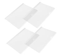 SOPOTUTU 10pcs Transparent File Folders with Sliding Bar Clear Document Organizer Binder for School Office Use Lightweight Material Report Resume Folder for Accountants Teachers Lawyers