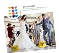 SOPOTUTU 12pcs Aluminum Foil Square Dice Balloons Metallic Poker Event Party Decorations with Gold Silver Black White Red Blue for Theme Games