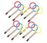 SOPOTUTU 12pcs Boys and Girls Wrist Leash Lost Leash Plastic Ring Handles Detachable Walking Rope for Preschool Transition Walking Rope for Toddlers and Teachers