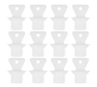 SOPOTUTU 12pcs Leakproof Hot Water Bottle Seal Stoppers Inner Diameter PP Plastic Caps for Warmth and Comfort in Cold Seasons Travel-Friendly Replacement Plugs for Hot Water Bags