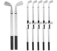 SOPOTUTU 12pcs Miniature Model Club Pen Roller Ball Pen Novelty Style Aluminum Alloy Desktop Ornament Not Easy to Break Black Wedding Birthday