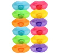 SOPOTUTU 12Pcs Plastic Whistle Musical Early Educational Instruments for Birthday Party Goodie Bag Fillers Safe Non Toxic Random Color