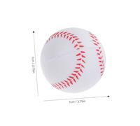 SOPOTUTU 12pcs PU Soft Baseballs for Teen Training Supple Foam Sports Balls for Indoor and Outdoor Practice Safe Beginner-friendly for Baseball and Softball Skill Development