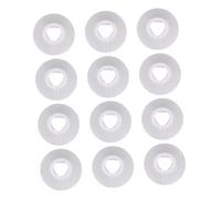 SOPOTUTU 12pcs PVC Heating Pipe Wall Covers Decorative Pipeline Covers for Radiator Pipes Heat Resistant Corrosion Wall Decoration Rings for Home Use