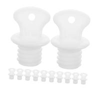 SOPOTUTU 12pcs Rubber Stoppers Sealing Plugs for Hot Water Bottle Cover Replacement Rubber Stopper Plug for Water Bags and Leak Prevention