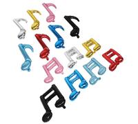 SOPOTUTU 14pcs Musical Notes Aluminum Foil Balloons Party Decorations Quick Inflate for Birthday Wedding Celebration Supplies